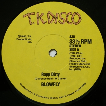 Blowfly ‎– Rapp Dirty / Blowfly's Rapp