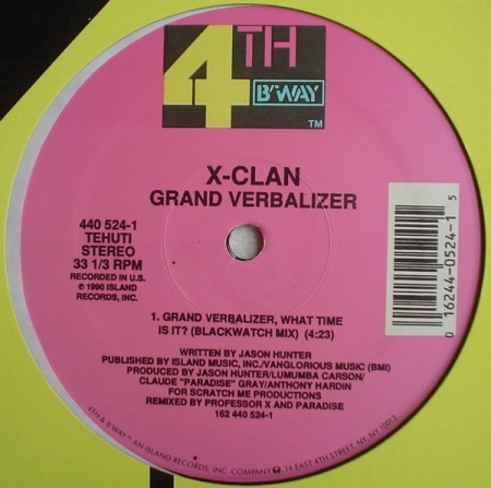  X-Clan ‎– Grand Verbalizer 