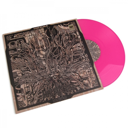 Timecode Serato Control Vinyl Hifana Half & Hanbun Pink (Unidade)