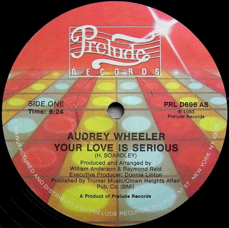 Audrey Wheeler ‎– Your Love Is Serious / Yes, I'm Ready 