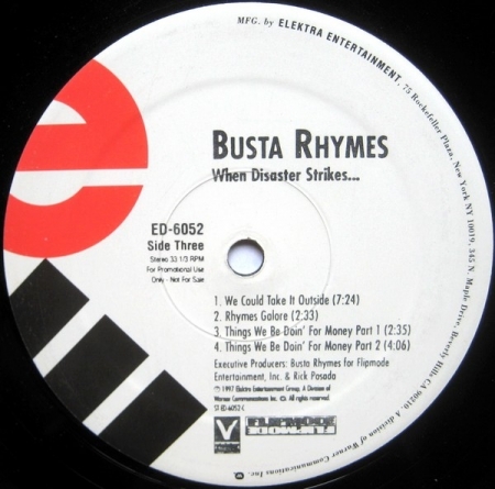 Busta Rhymes ‎– When Disaster Strikes... 