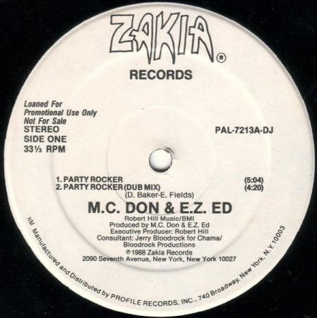 MC Don & EZ Ed - Party Rocker / Beware Of The Beat 