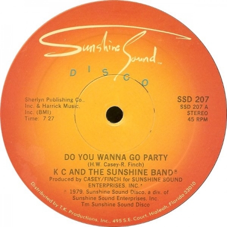  K.C. And The Sunshine Band* ‎– Do You Wanna Go Party
