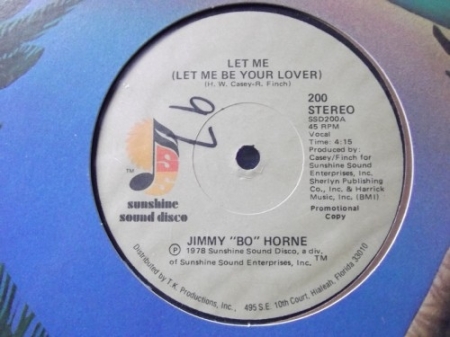 Jimmy Bo Horne - Let Me (Let Me Be Your Love) ORIGINAL 1A Press