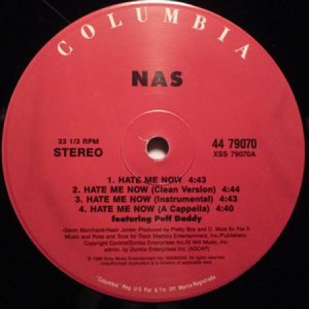  Nas ‎– Hate Me Now