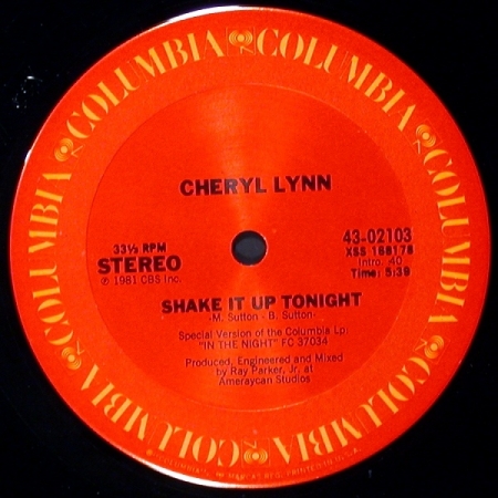  Cheryl Lynn ‎– Shake It Up Tonight