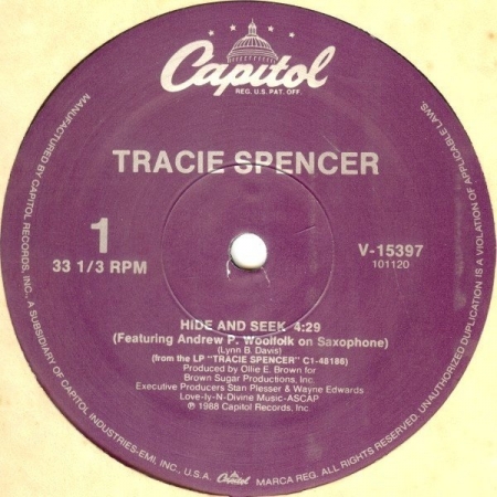 Tracie Spencer ‎– Hide And Seek 