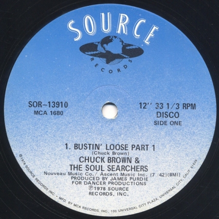  Chuck Brown & The Soul Searchers ?– Bustin' Loose