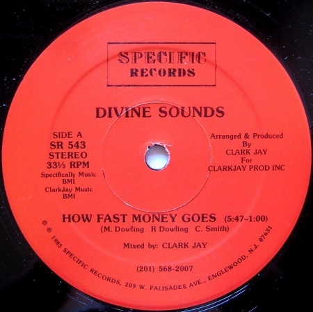  Divine Sounds ‎– How Fast Money Goes
