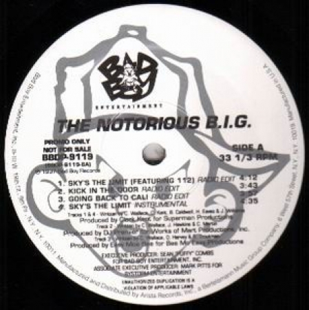 The Notorious B.I.G ‎– Sky's The Limit  Going Back to Cali  Kick In The Door