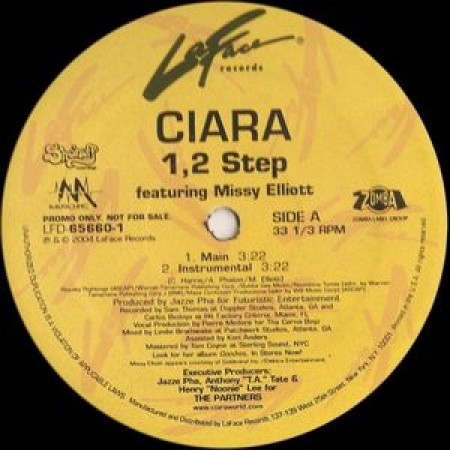  Ciara Featuring Missy Elliott ‎– 1, 2 Step c capa