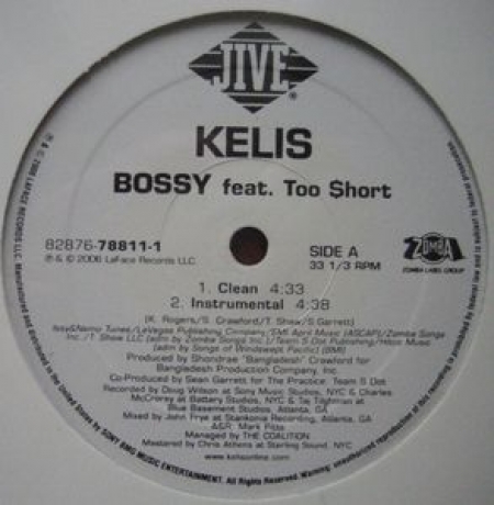  Kelis Featuring Too $hort* ‎– Bossy