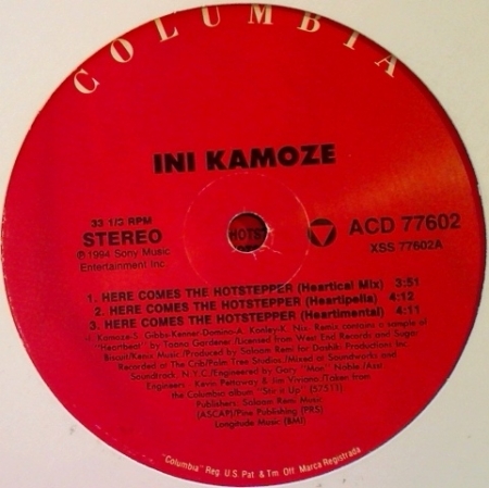  Ini Kamoze ‎– Here Comes The Hotstepper