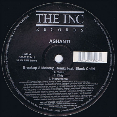  Ashanti ‎– Breakup 2 Makeup (Remix) 