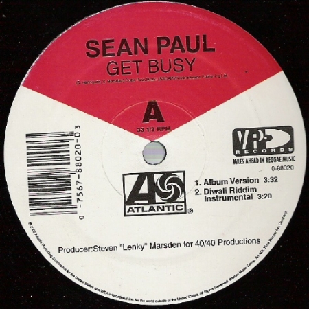  Sean Paul ‎– Get Busy 
