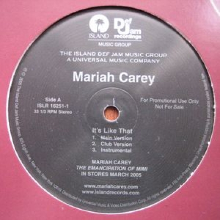  Mariah Carey ‎– It's Like That 