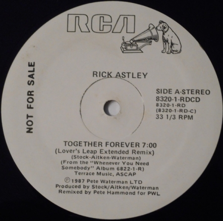 Rick Astley ‎– Together Forever
