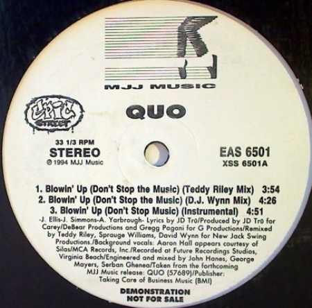 Quo ?– Blowin Up Don't Stop The Music