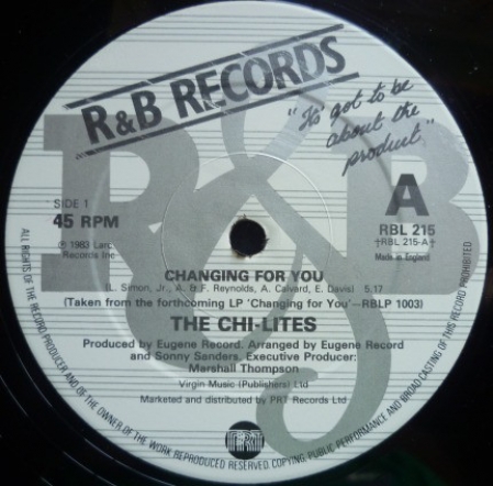 The Chi-Lites ?– Changing For You / Bottoms Up