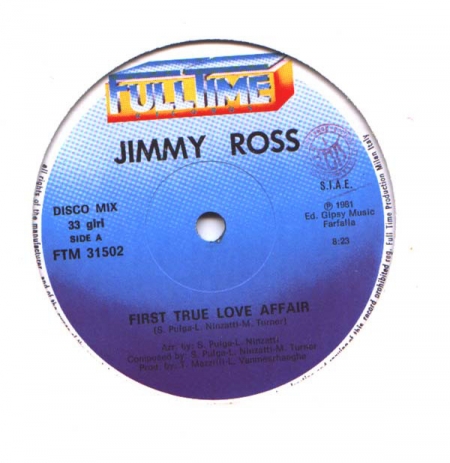 Jimmy Ross ‎– First True Love Affair