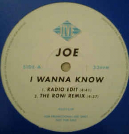 Joe ‎– I Wanna Know / Get Crunk Tonight