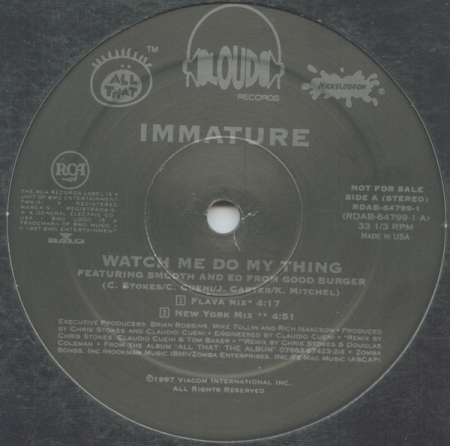 Immature ‎– Watch Me Do My Thing