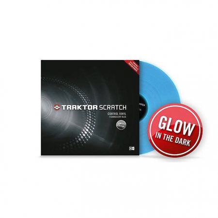 Disco Vinyl Traktor - Azul Fluorescente