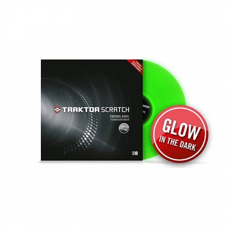 Disco Vinyl Traktor - Verde Fluorescente