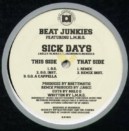 Beat Junkies feat. LMNO ?– Sick Days