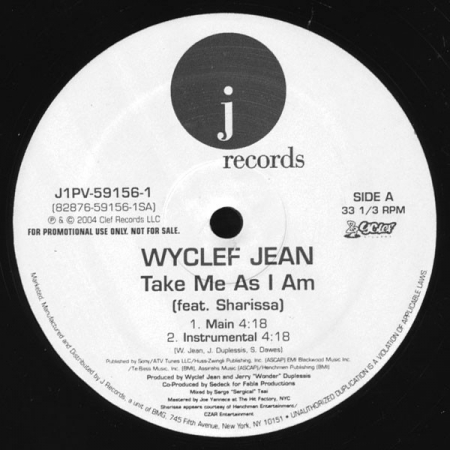 Wyclef Jean ?– Take Me As I Am