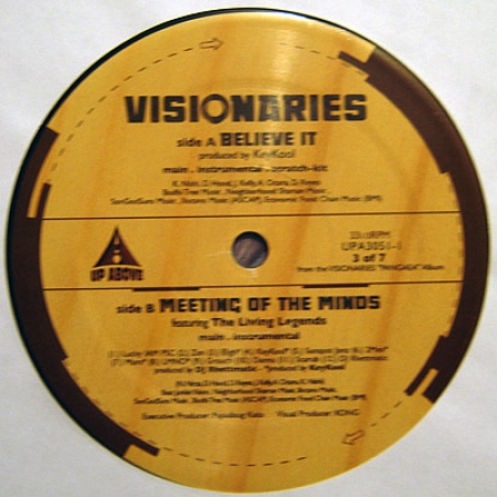Visionaries – Believe It / Meeting Of The Minds