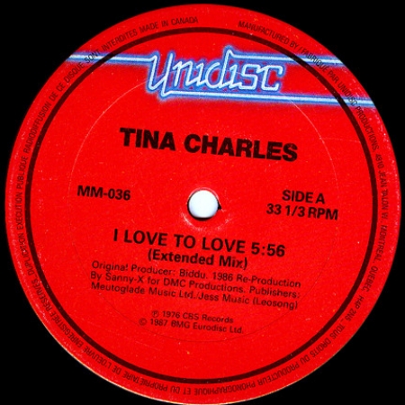 Tina Charles ?– I Love To Love (Extended)