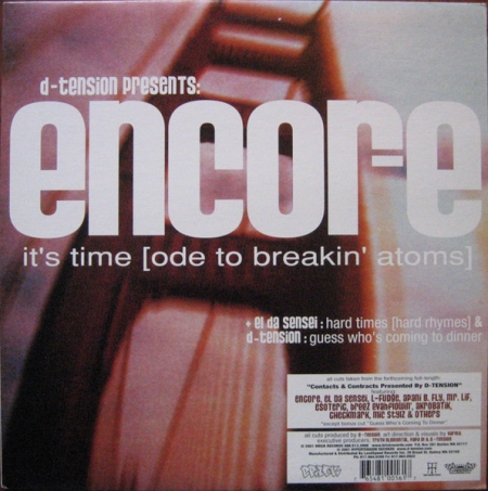 D-Tension Presents Encore / El Da Sensei – It's Time / Hard Times