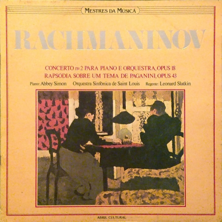 Rachmaninov – Concerto N° 2 Para Piano E Orquestra, Opus 18 / Rapsódia Sobre Um Tema De Paganini, O