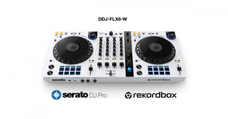Controlador Pioneer DDJ FLX6 White Serato Rekordbox e Virtual DJ 4 Canais