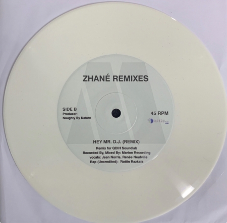 ZHANE REMIXES - HEY MR DJ REMIX - VINIL BRANCO (7 POLEGADAS 45RPM)