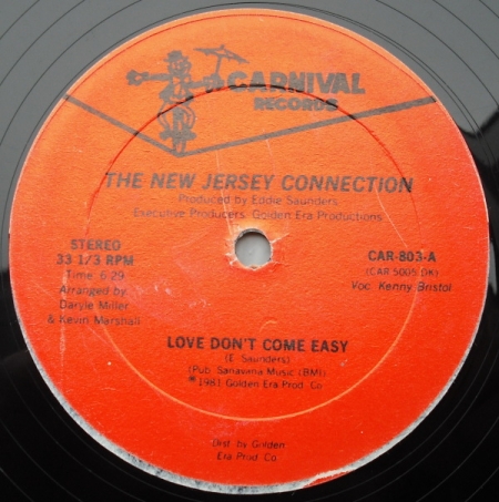 The New Jersey Connection - Love Don't Come Easy 