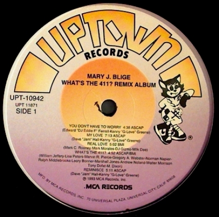Mary J Blige ‎– What's The 411? Remix Album