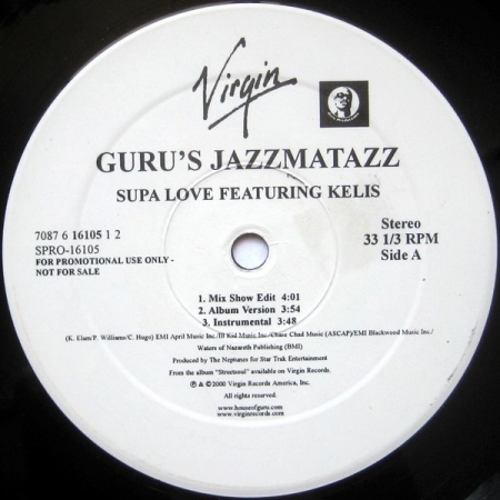 Guru's Jazzmatazz* - Supa Love / Hustlin' Daze