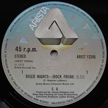 G. Q. ‎– Disco Nights-(Rock Freak) 