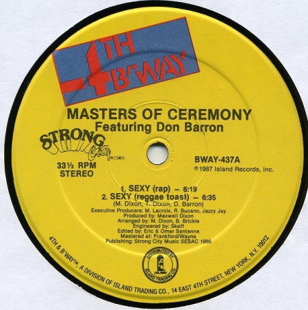 Masters Of Ceremony - Sexy