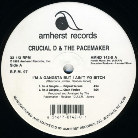 Crucial D & The Pacemaker - I'm A Gangsta But I Ain't Yo Bitch