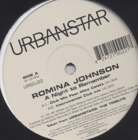 Romina Johnson - A Night To Remember