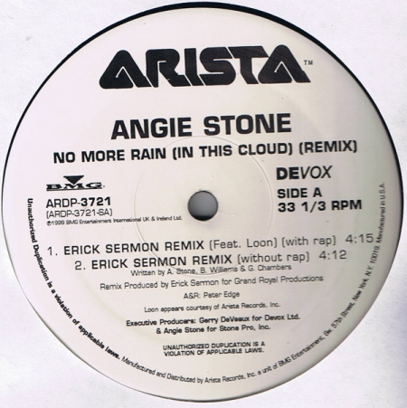 Angie Stone - No More Rain (In This Cloud) Remixes