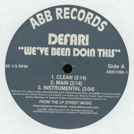 Defari ‎– We've Been Doin This / Congratulations 