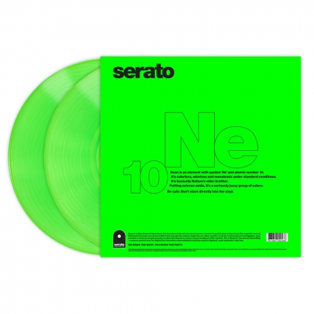 Disco Vinyl - Timecode Serato Neon Verde (PAR)