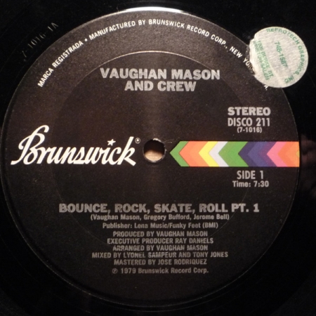 Vaughan Mason And Crew - Bounce, Rock, Skate, Roll 
