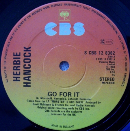 Herbie Hancock ‎– Go For It