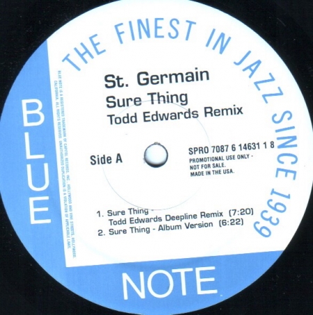 St. Germain ‎– Sure Thing (Todd Edwards Remix)