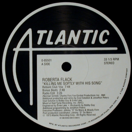 Roberta Flack - Killing Me Softly With His Song